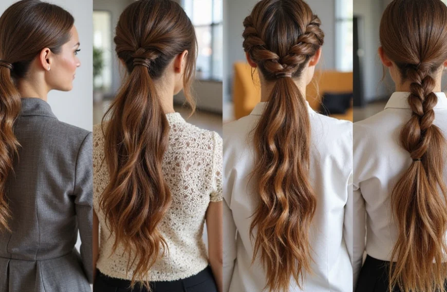 21 Effortless Work Hairstyles for Long Hair (That Actually Stay Put All Day)
