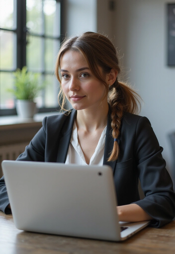 21 Effortless Work Hairstyles to Slay Your 9-to-5 Look (You’ll Love #13!) - 7. Twisted Low Ponytail