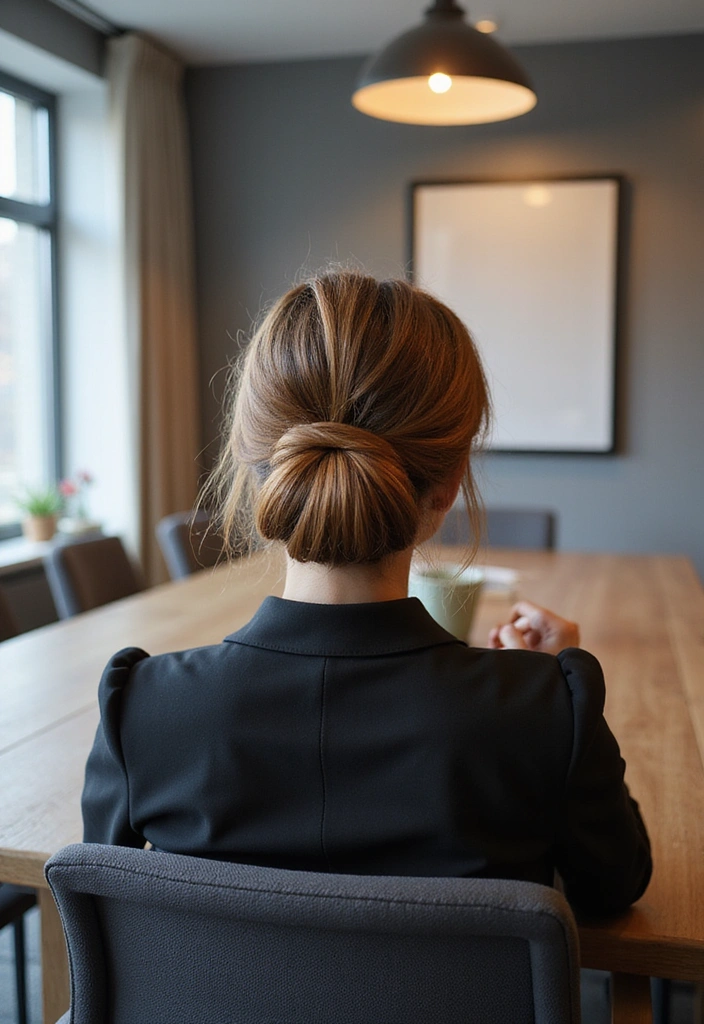 21 Effortless Work Hairstyles to Slay Your 9-to-5 Look (You’ll Love #13!) - 11. Elegant Chignon