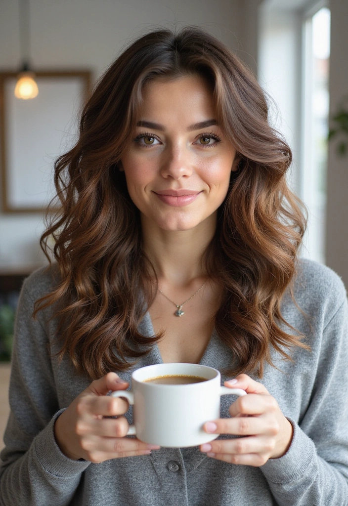 21 Effortless Work Hairstyles to Slay Your 9-to-5 Look (You’ll Love #13!) - 16. Layered Hair with Curls