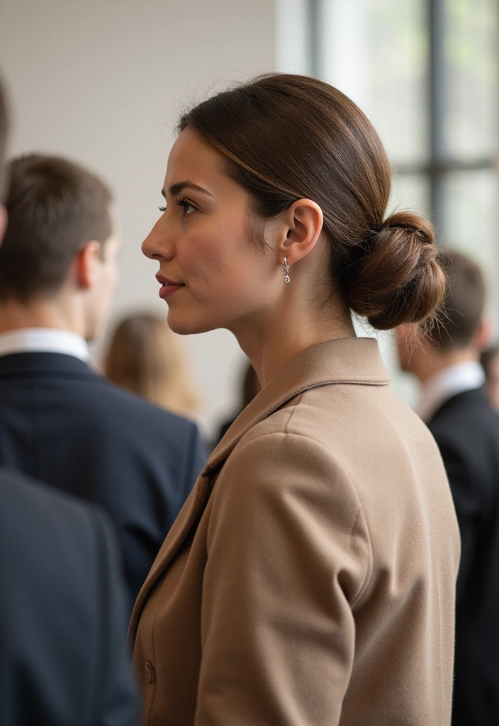 21 Easy Mom Hairstyles That Will Transform Your Morning Routine! - 8. The Low Bun with a Twist