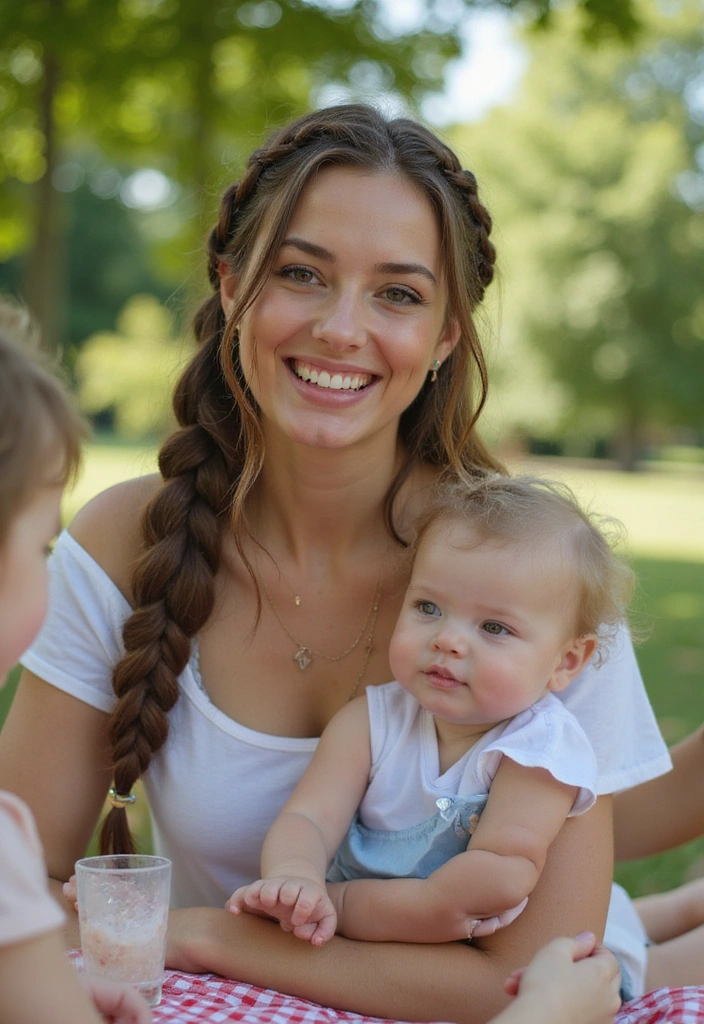21 Cute Mom Haircuts That Will Make You Look Fabulous (Even on Busy Days!) - 9. Braided Crown