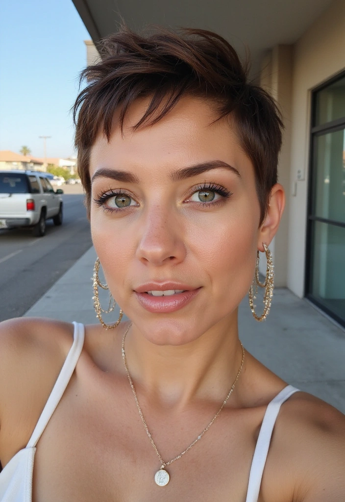 21 Cute Mom Haircuts That Will Make You Look Fabulous (Even on Busy Days!) - 19. Short and Sassy