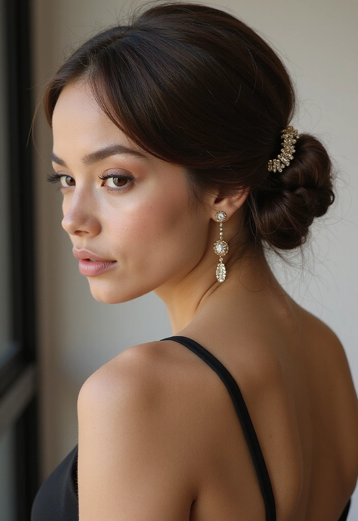 21 Effortless Side Part Hairstyles for Every Occasion (Wait Until You See #18!) - 14. Twisted Side Part Updo