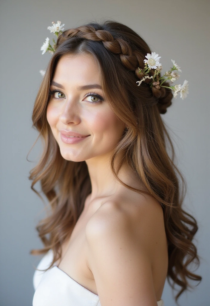 21 Effortless Side Part Hairstyles for Every Occasion (Wait Until You See #18!) - 9. The Braided Crown with a Side Part