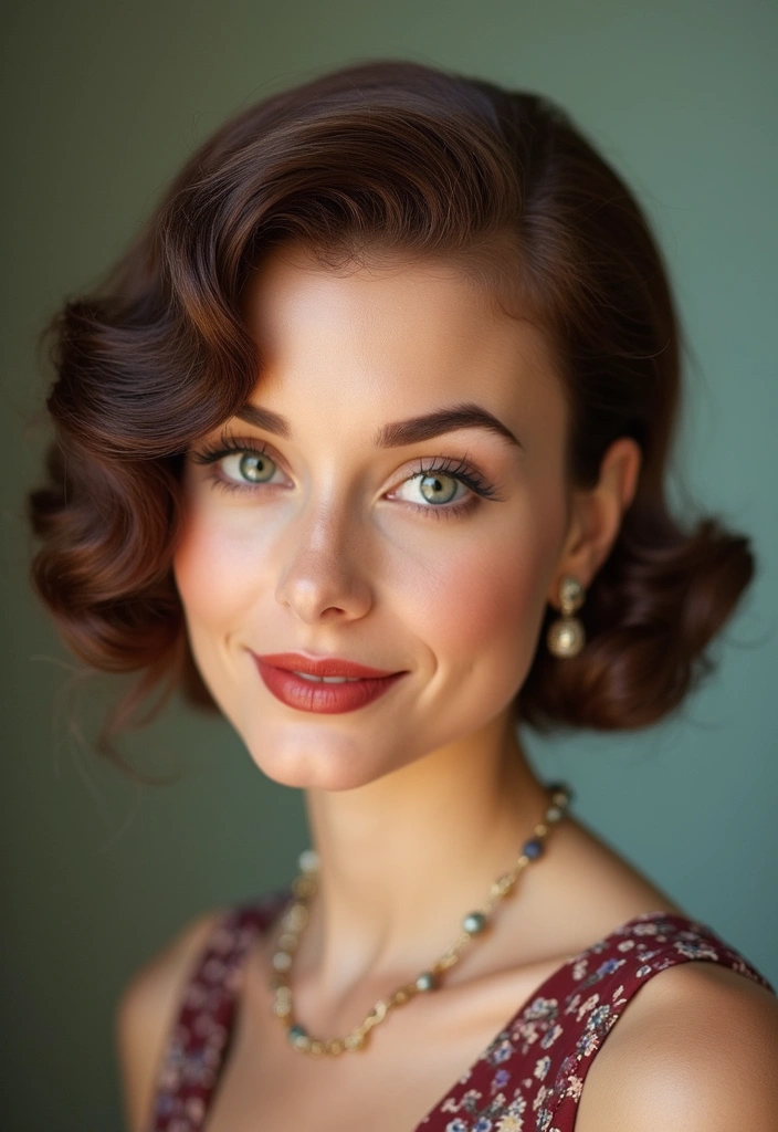 21 Effortless Side Part Hairstyles for Every Occasion (Wait Until You See #18!) - 12. Pin-Up Side Part