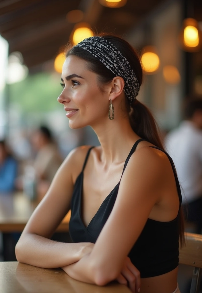 21 Headband Hairstyles You Can Rock in Under 5 Minutes (You Won't Believe #8!) - 3. Sleek Low Ponytail with a Headband