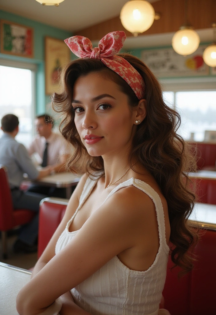 21 Headband Hairstyles You Can Rock in Under 5 Minutes (You Won't Believe #8!) - 10. Retro Headband with Rockabilly Curls