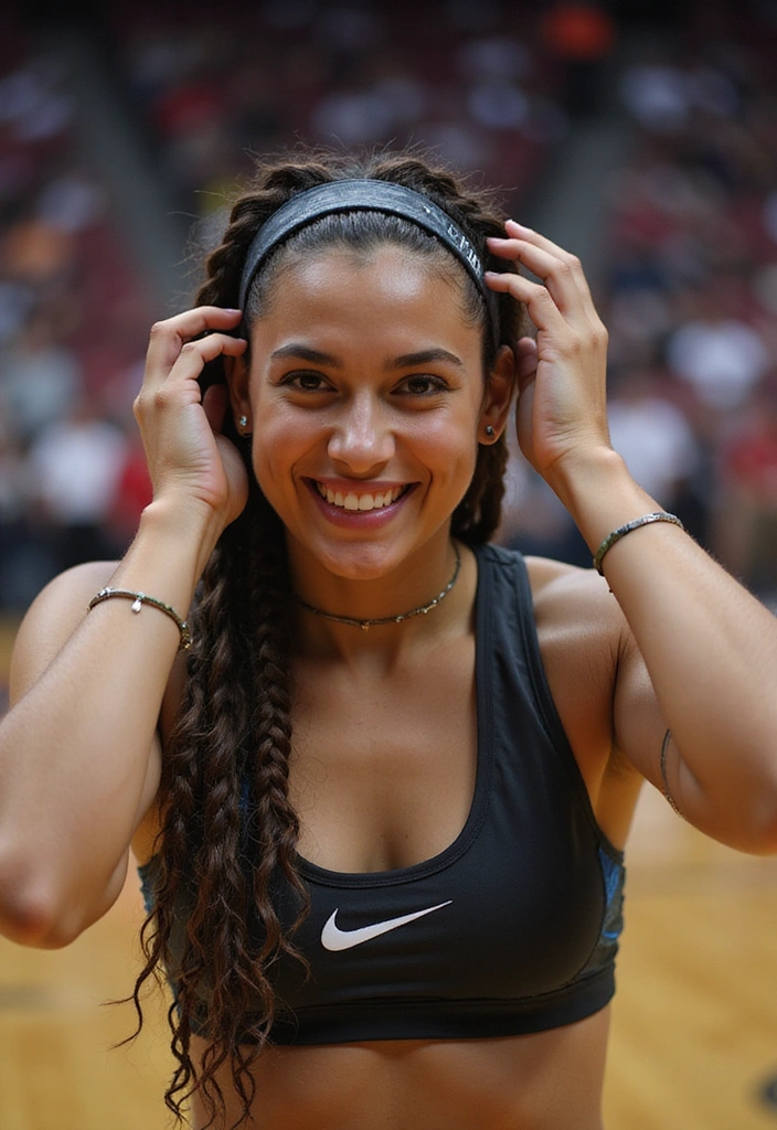 21 Softball Hairstyles That'll Make You Stand Out on the Field (Wait Until You See #5!) - 11. Headband Braids