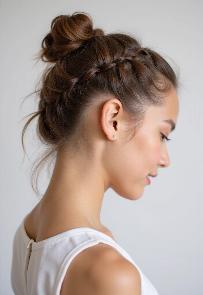 21 School Hairstyles That Are So Easy, You'll Want to Try Them All! - 12. Quick Twisted Updo