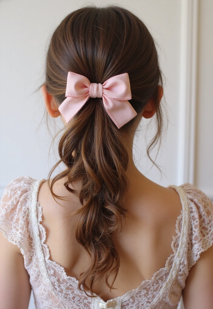21 School Hairstyles That Are So Easy, You'll Want to Try Them All! - 10. Cute Bow Hairstyle