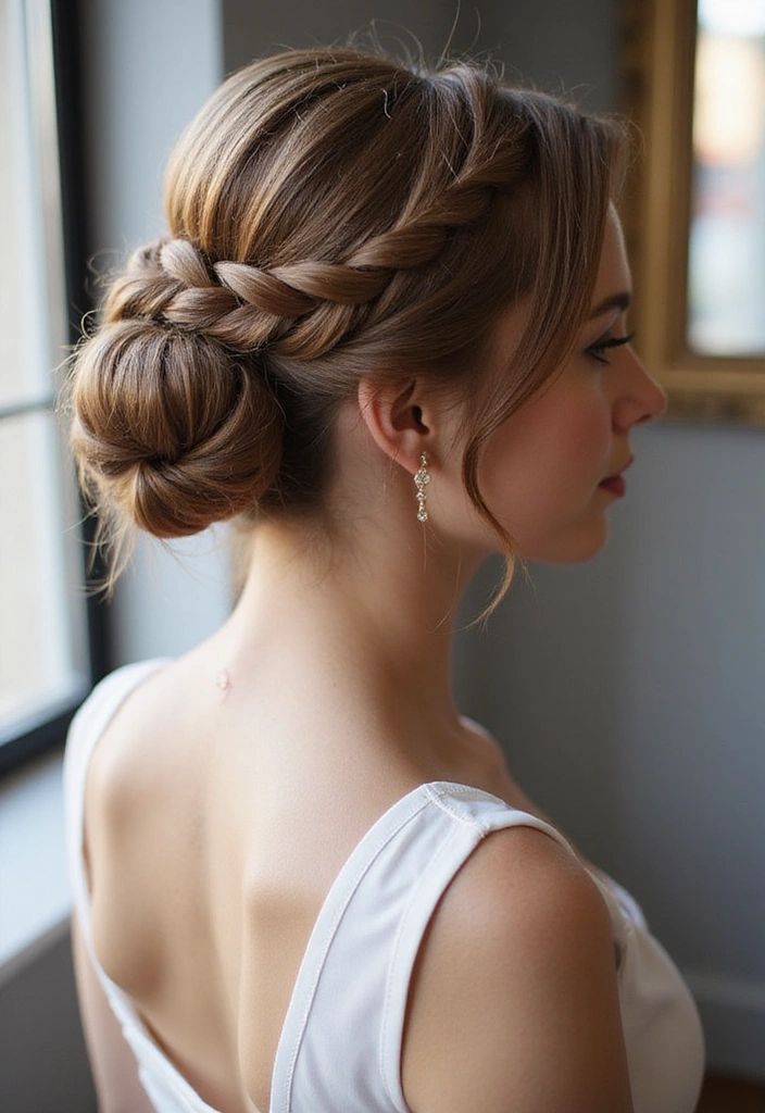21 Bun Hairstyles That Will Transform Your Look in Seconds (You Won't Believe #10!) - 18. The Sleek Braid Bun
