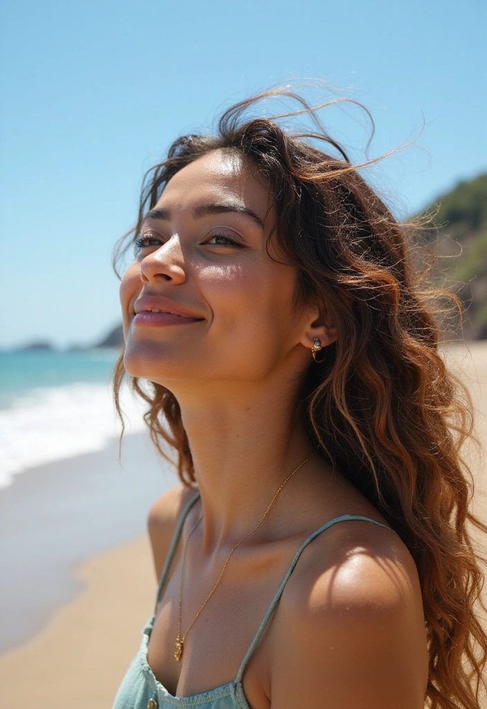 21 Straight Hairstyles That Will Transform Your Look in Minutes! - 7. Straight Hair with Beach Waves