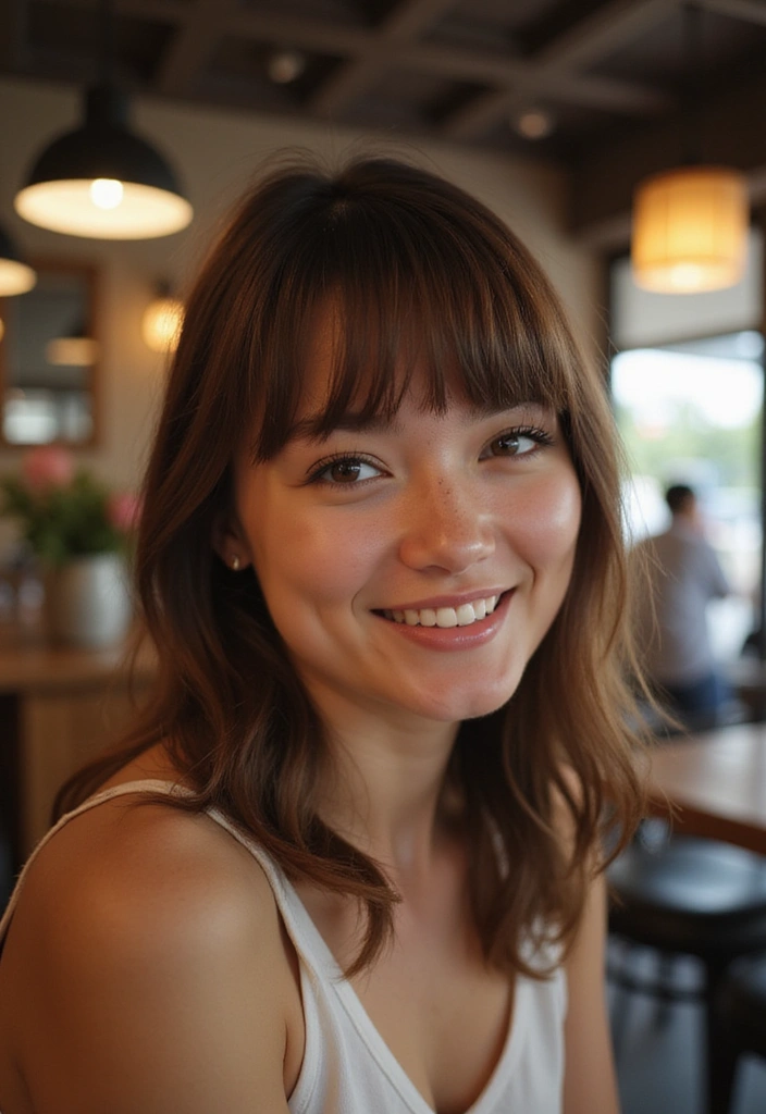 21 Straight Hairstyles That Will Transform Your Look in Minutes! - 5. Straight Fringe