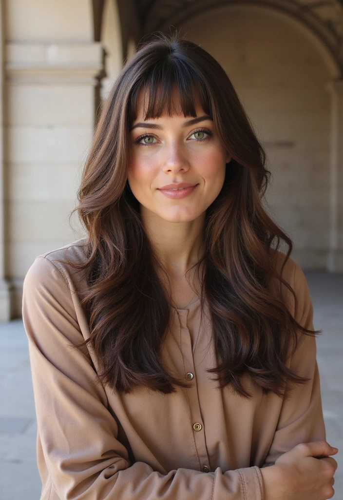 21 Straight Hairstyles That Will Transform Your Look in Minutes! - 12. Straight Hair with a Middle Part