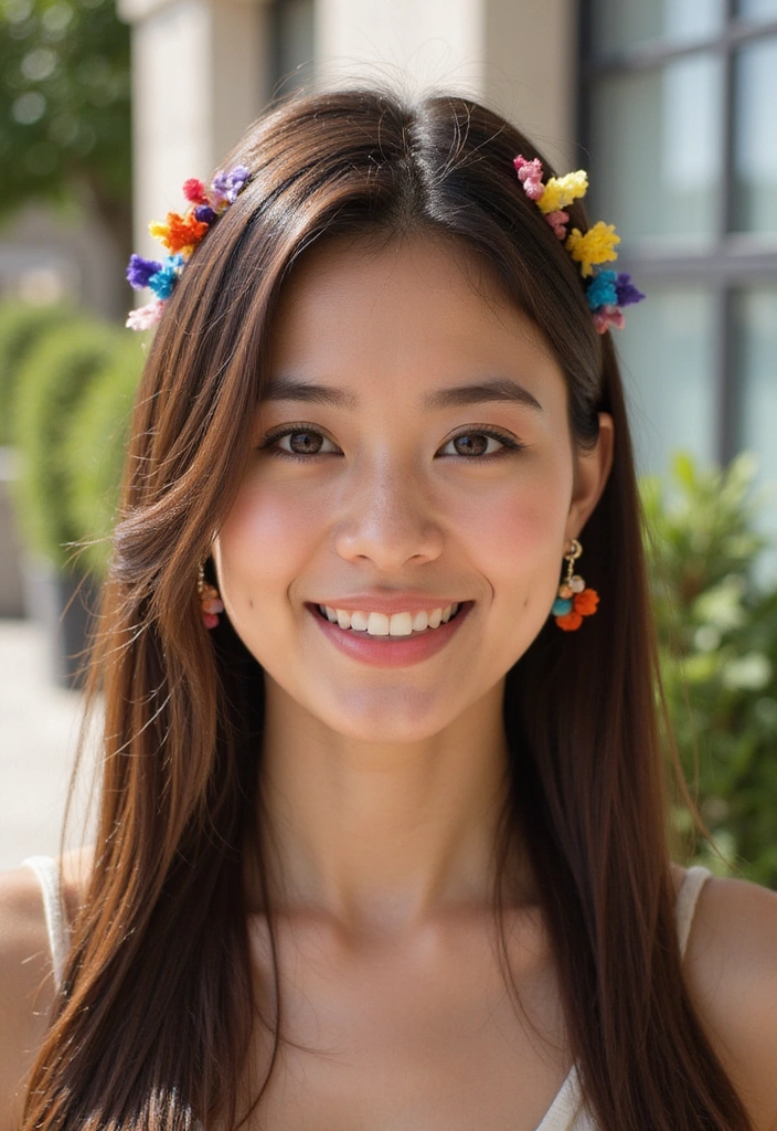 21 Straight Hairstyles That Will Transform Your Look in Minutes! - 10. Straight Hair with Accessories