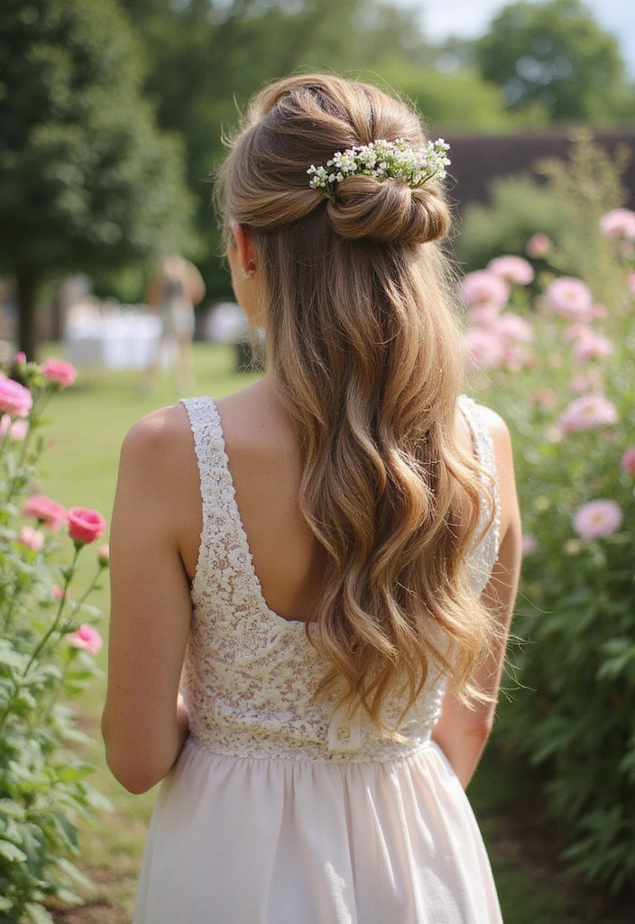 21 Straight Hairstyles That Will Transform Your Look in Minutes! - 6. The Half-Up, Half-Down