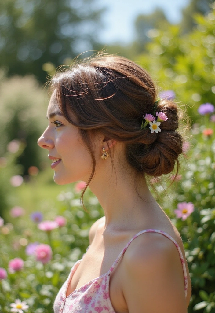 21 Boho Hairstyles That'll Transform Your Look in Minutes (You Won't Believe #7!) - 15. Twisted Half-Up Bun