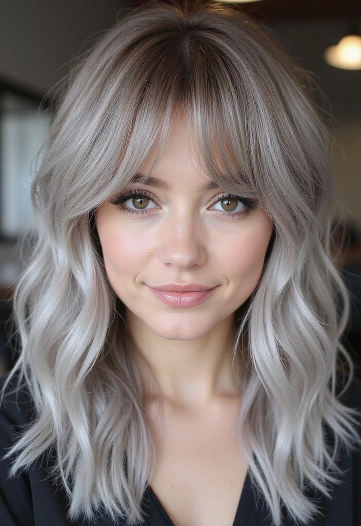21 Stunning Light Brown Hair Ideas You’ll Want to Try ASAP (Number 13 Is a Game Changer!) - 10. Light Brown and Silver Mix