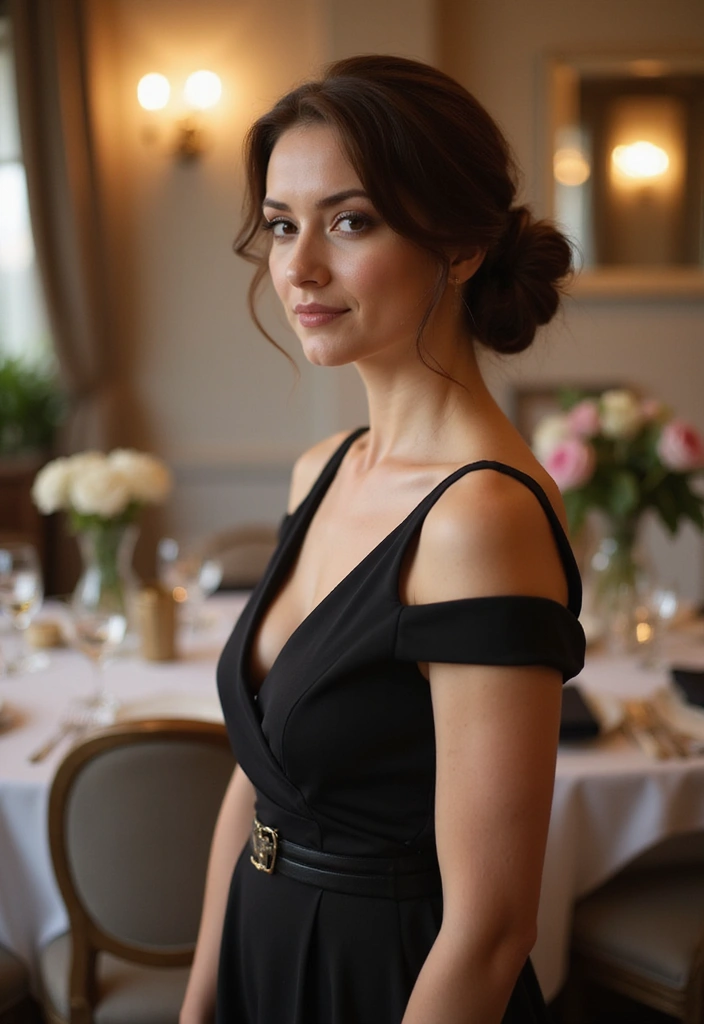 21 Stylish Mom Hairstyles That Will Turn Heads Without the Hassle! - 8. Sleek Low Bun