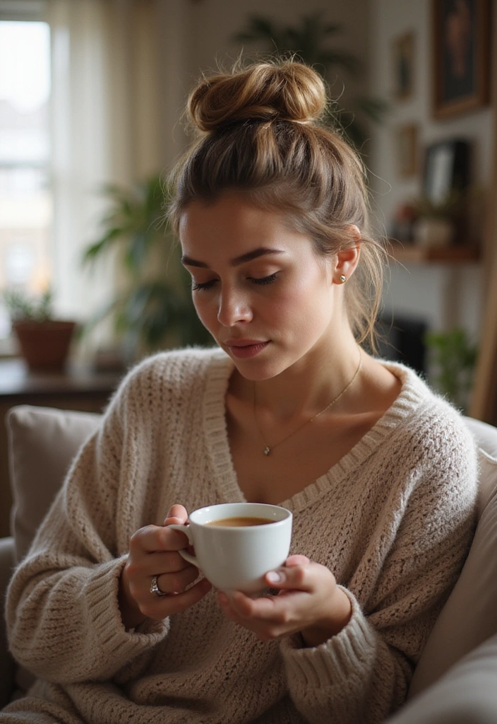 21 Stylish Mom Hairstyles That Will Turn Heads Without the Hassle! - 7. Messy Bun