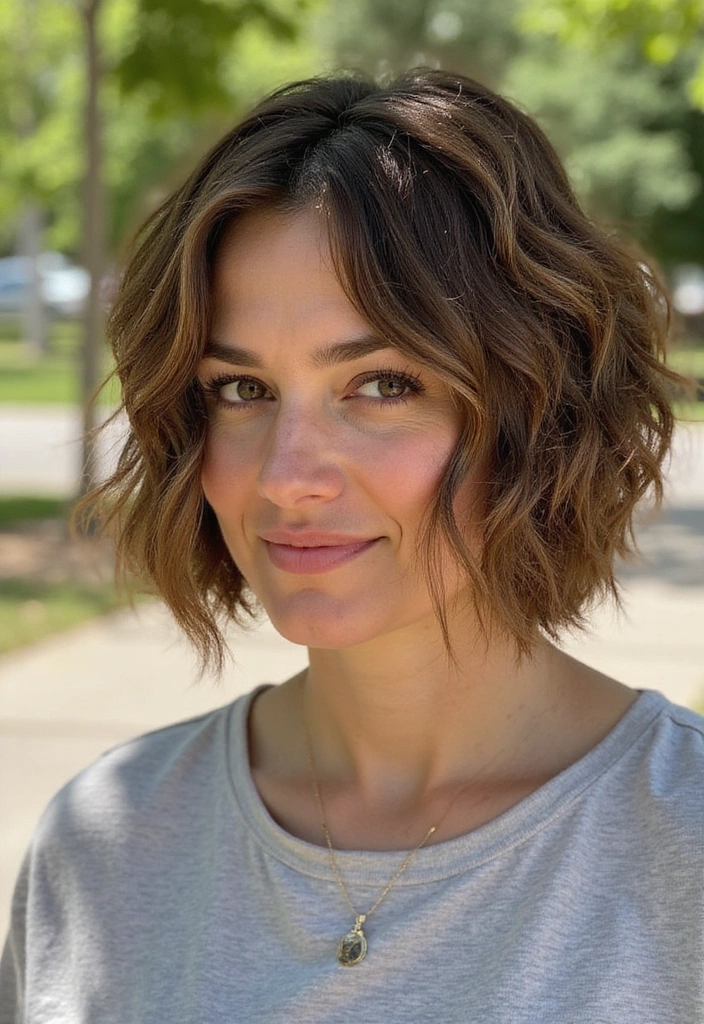 21 Mom Haircuts That'll Make You Look Fabulous in Just Minutes (You Won't Believe #5!) - 10. Textured Bob