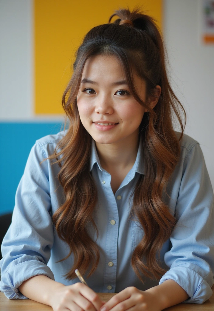 21 Perfectly Chic Hairstyles for Work That Are Totally Office-Approved (Wait Until You See #3!) - 3. Half-Up, Half-Down