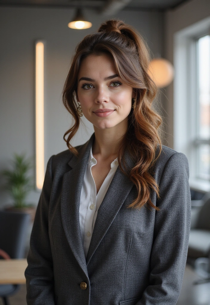 21 Perfectly Chic Hairstyles for Work That Are Totally Office-Approved (Wait Until You See #3!) - 10. Ponytail with a Twist