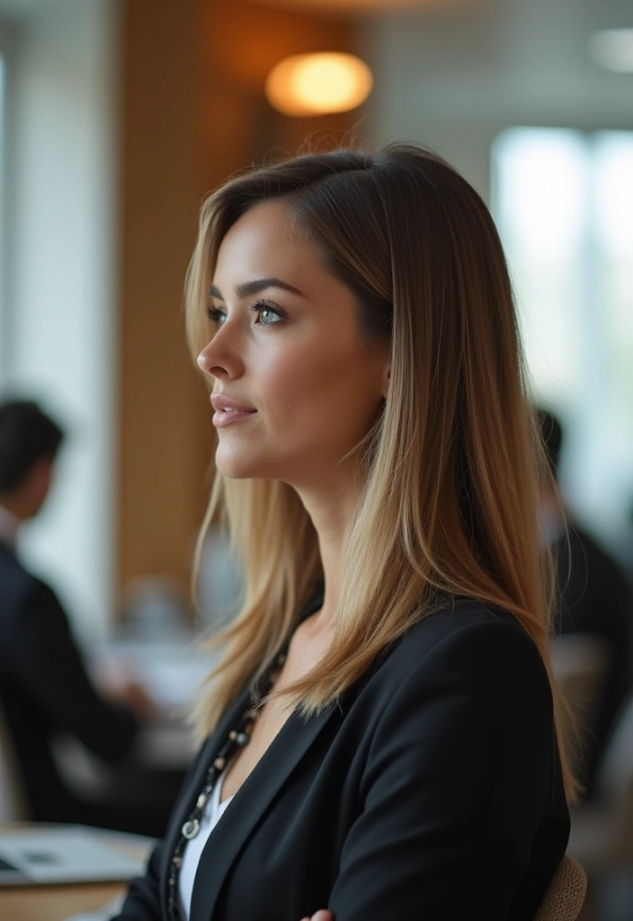 21 Easy Hairstyles for the Office That'll Boost Your Confidence (Try #5 Today!) - 11. The Sleek Side Part