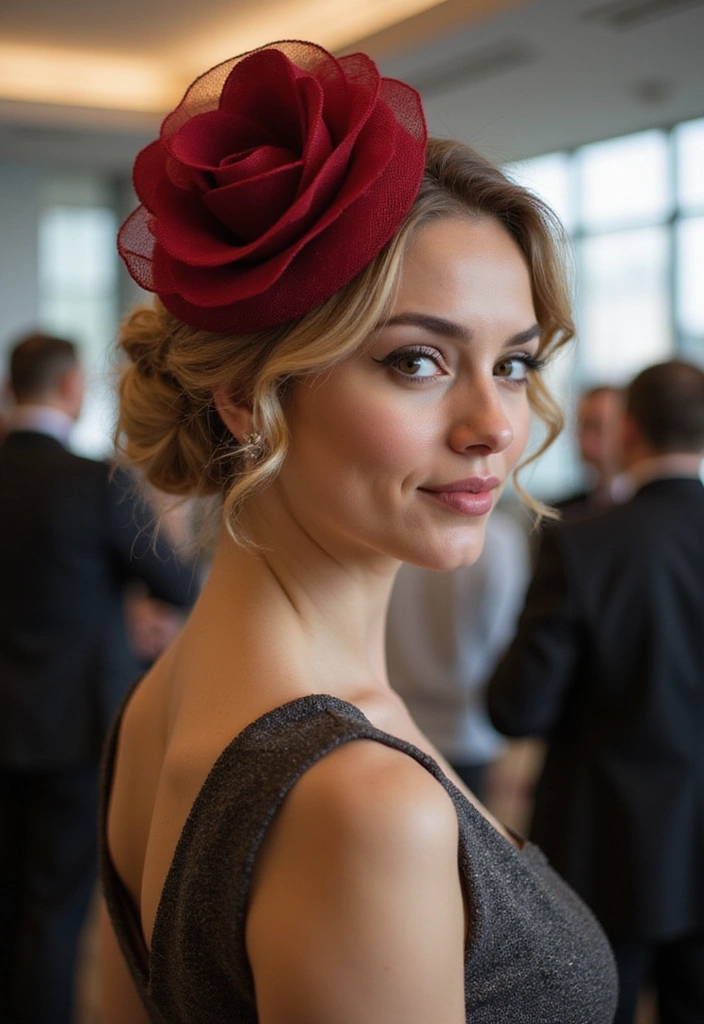 21 Easy Hairstyles for the Office That'll Boost Your Confidence (Try #5 Today!) - 17. The Retro Fascinator
