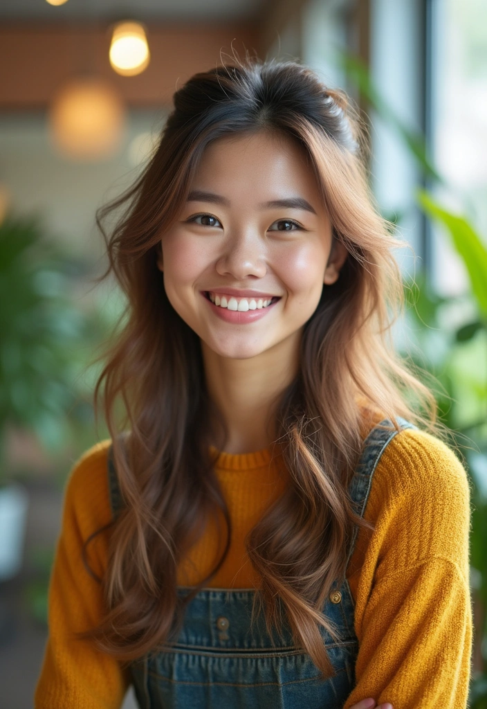 21 Easy Hairstyles for the Office That'll Boost Your Confidence (Try #5 Today!) - 4. Half-Up, Half-Down