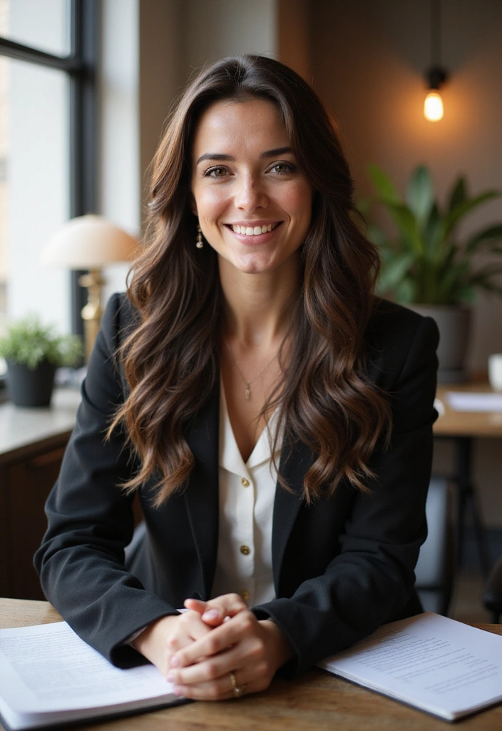 21 Stunning Work Hairstyles for Long Hair to Elevate Your Office Game! - 7. Side-Swept Waves