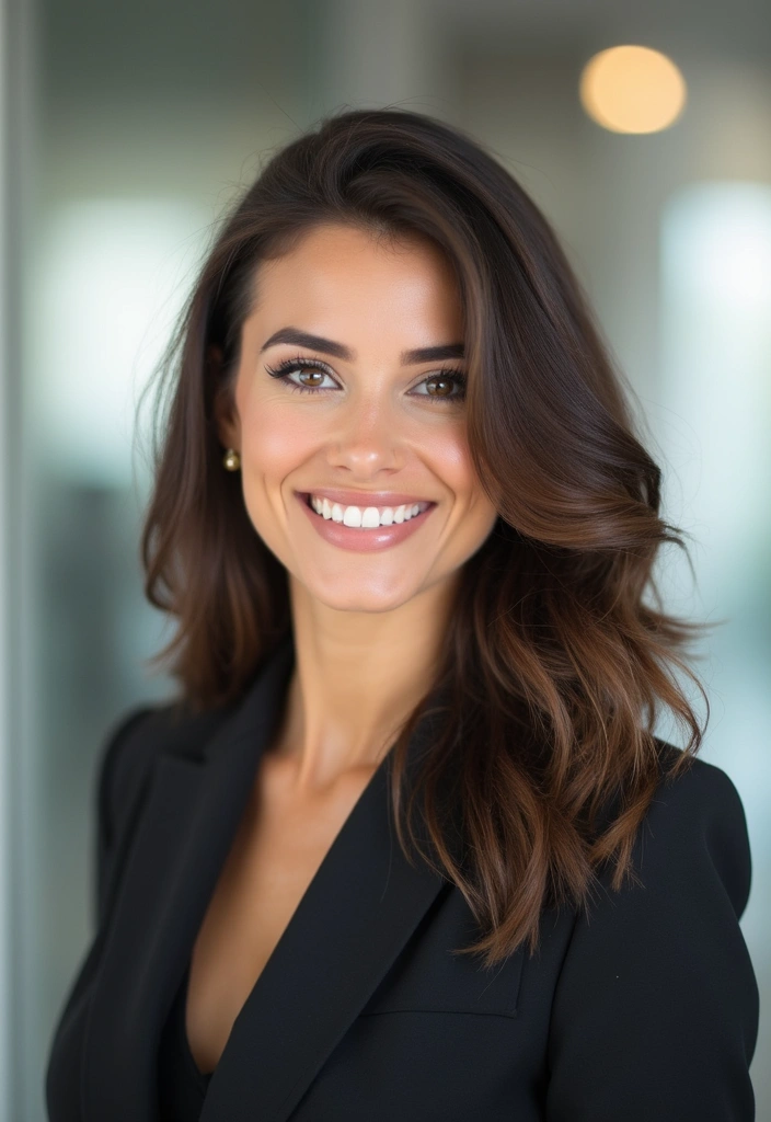 21 Cute Work Hairstyles That'll Have Your Coworkers Asking for Your Secret! - 14. Side Swept Hair with Volume