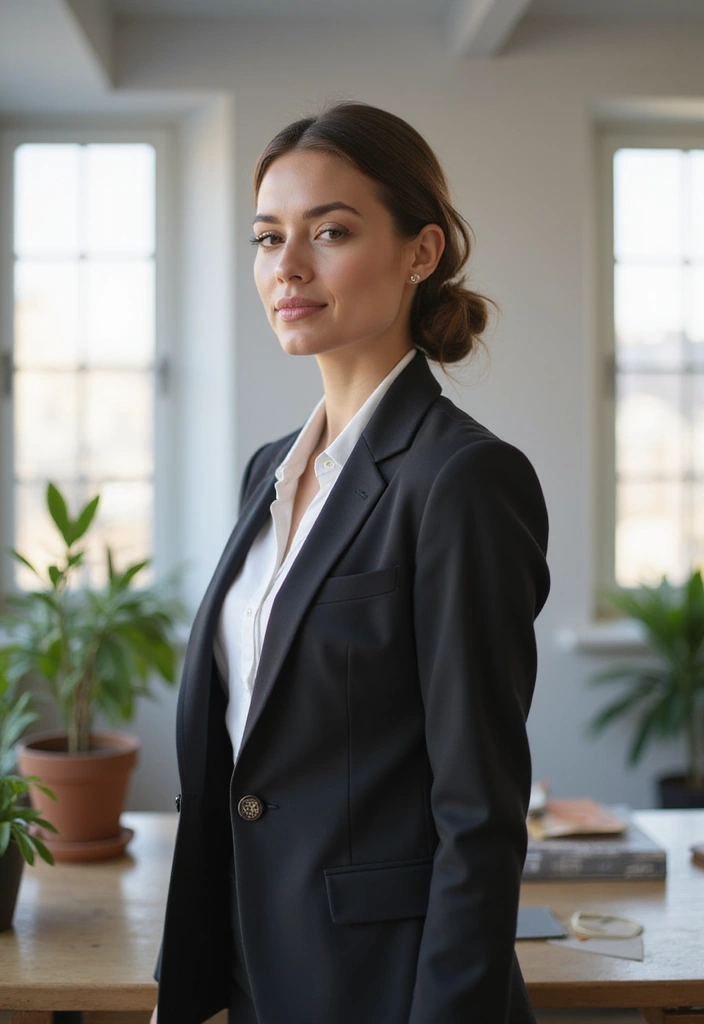 21 Cute Work Hairstyles That'll Have Your Coworkers Asking for Your Secret! - 1. The Classic Low Bun