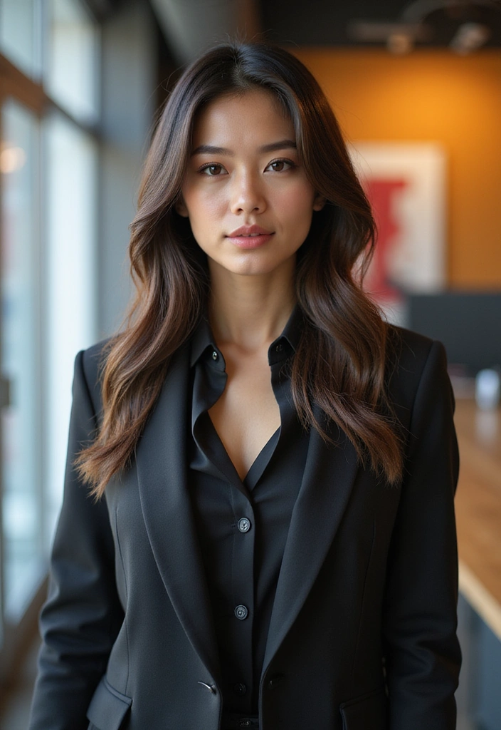 21 Cute Work Hairstyles That'll Have Your Coworkers Asking for Your Secret! - 11. Straight and Sleek