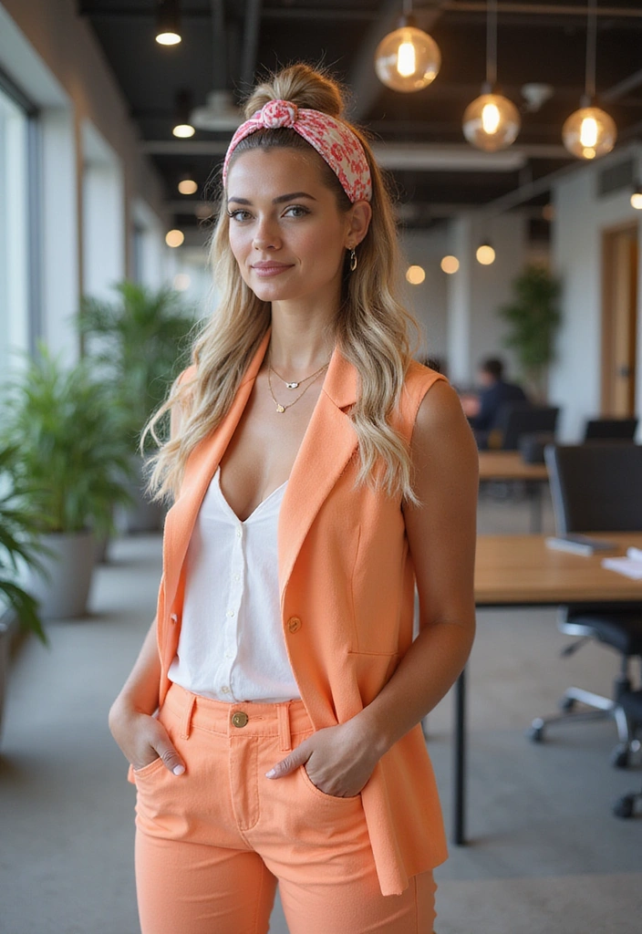 21 Cute Work Hairstyles That'll Have Your Coworkers Asking for Your Secret! - 13. Chic Headband Updo