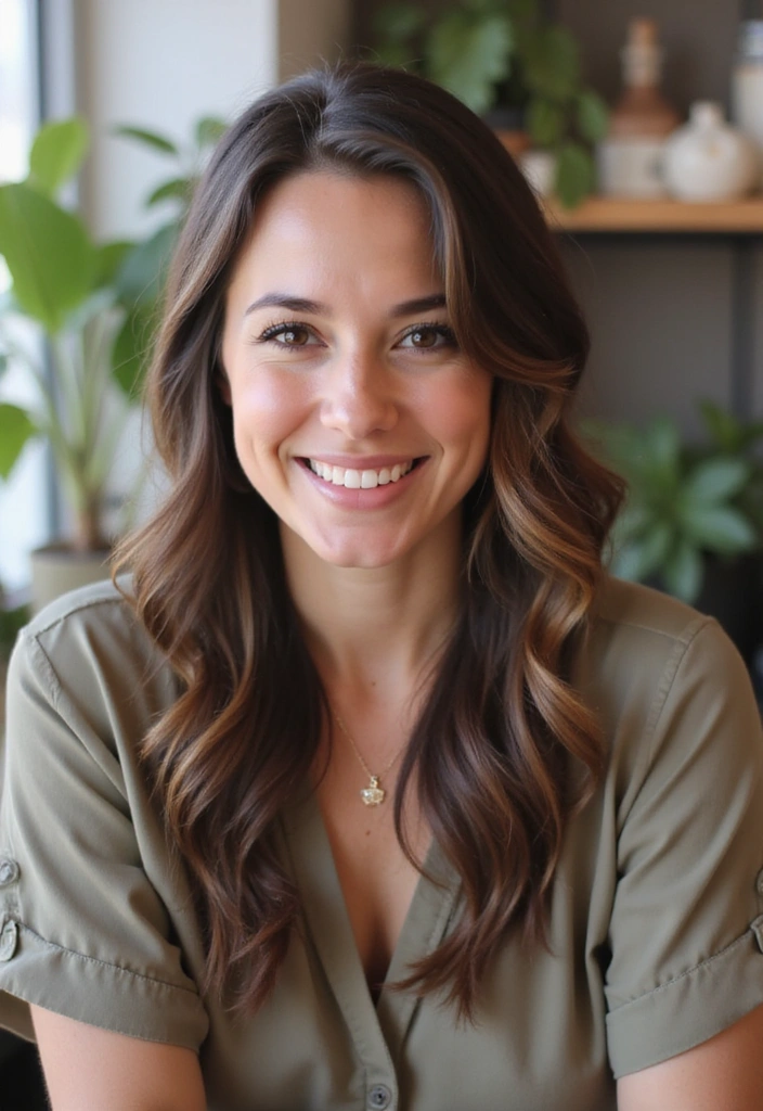 21 Trendy and Cute Hairstyles for Work You Can Do in Minutes! - 4. Half-Up, Half-Down Twist