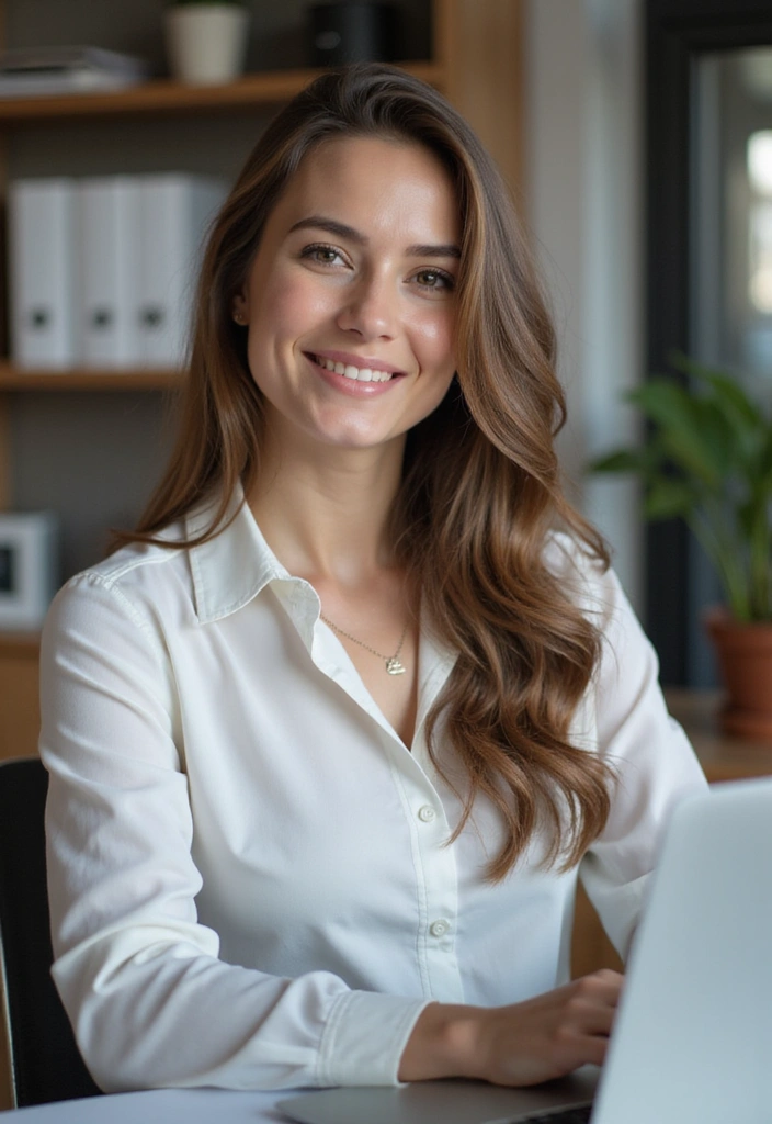 21 Trendy and Cute Hairstyles for Work You Can Do in Minutes! - 21. Relaxed Straight Hair