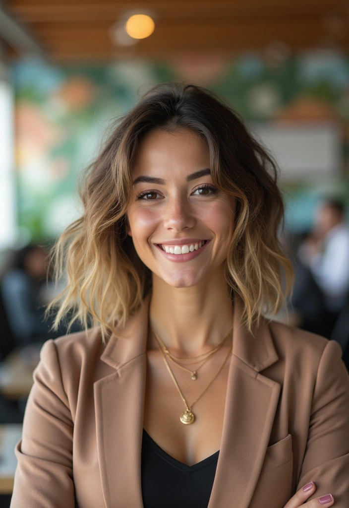 21 Trendy and Cute Hairstyles for Work You Can Do in Minutes! - 17. Wavy Lob