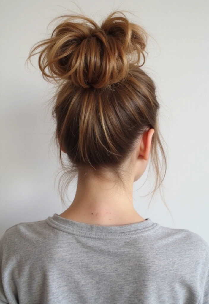 21 Work Hairstyles for Medium Hair That Will Get You Noticed! - 5. Messy Bun
