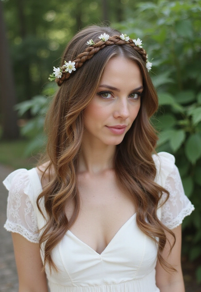 21 Cute Hairstyles That Will Make You the Trendsetter of the Year! - 3. Braided Crown