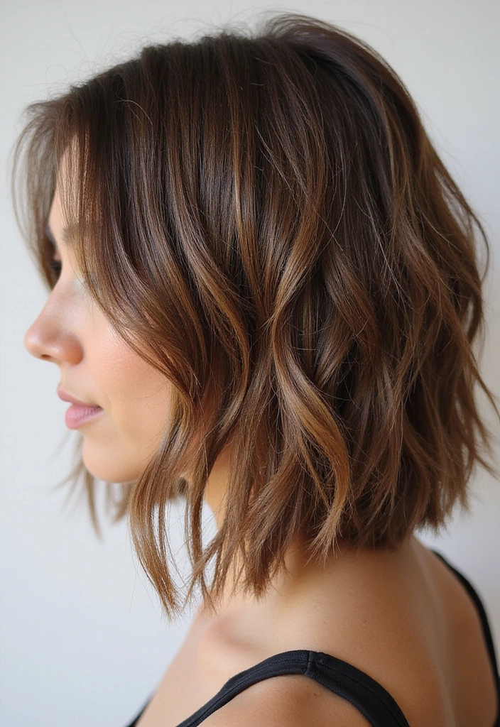 21 Work Hairstyles for Medium Hair That Will Get You Noticed! - 3. Textured Lob