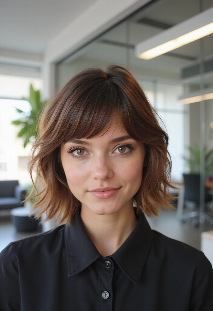 21 Stunning Professional Hairstyles for Work That'll Turn Heads! - 13. Classic Shag