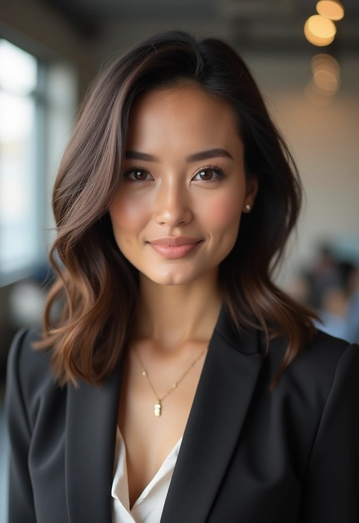 21 Stunning Professional Hairstyles for Work That'll Turn Heads! - 10. Deep Side Part