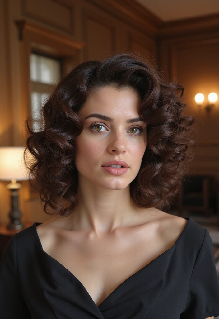 21 Stunning Professional Hairstyles for Work That'll Turn Heads! - 15. Vintage Curls