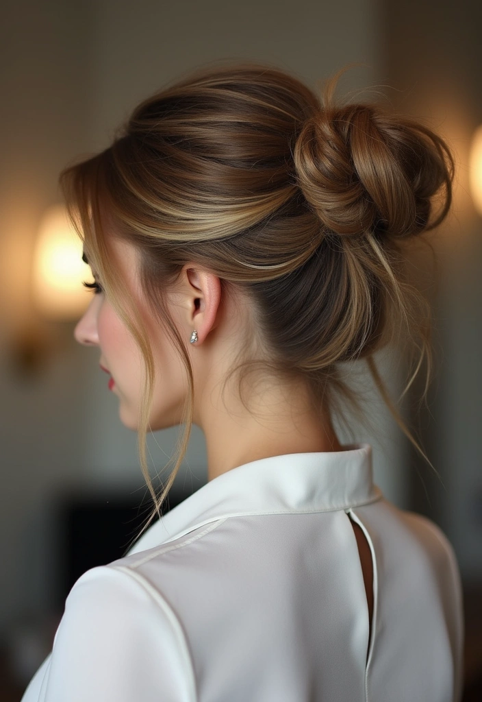 21 Stunning Professional Hairstyles for Work That'll Turn Heads! - 12. Soft Updo