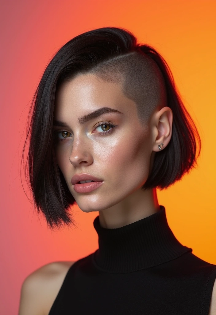 21 Stunning Bob Hairstyles That Will Transform Your Look Instantly! - 12. Bob with Undercut