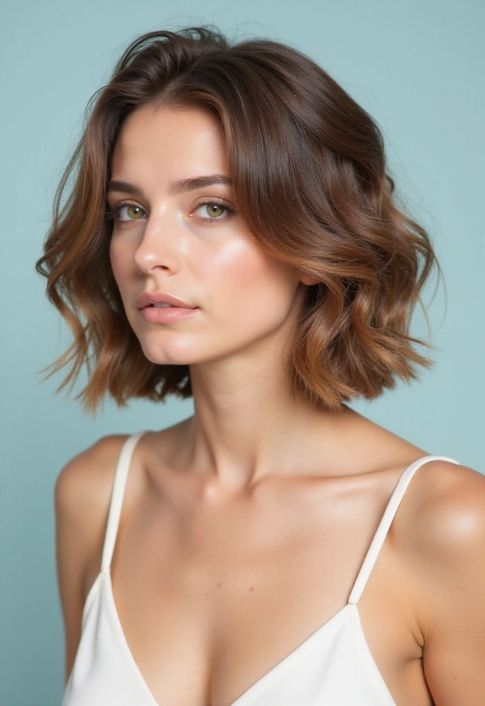 21 Stunning Bob Hairstyles That Will Transform Your Look Instantly! - 10. Wavy Bob