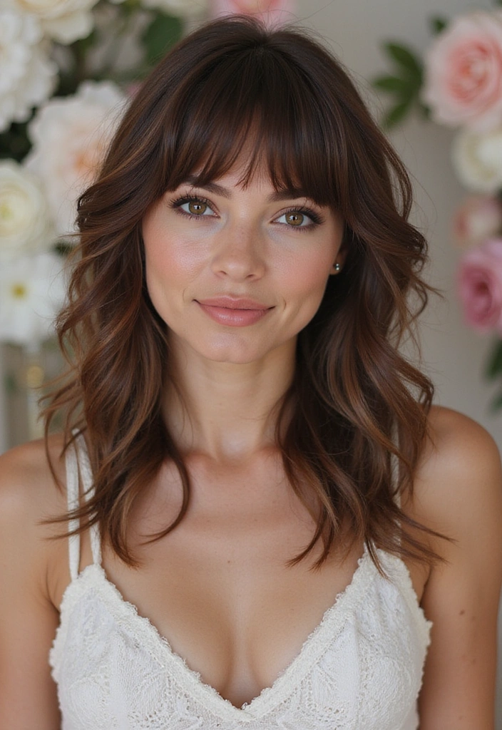 21 Short Layered Haircuts to Rock This Season (Especially #9!) - 6. Wispy Bangs with Layered Hair